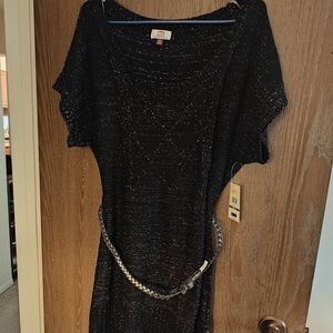 L.e.i Short Sleeve Sweater Dress XL